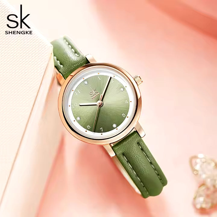 White and Rose Gold Watch