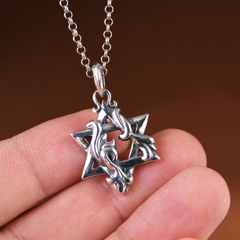 Hexagonal Star Necklace
