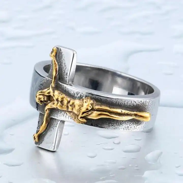 Men's Crucifix Ring