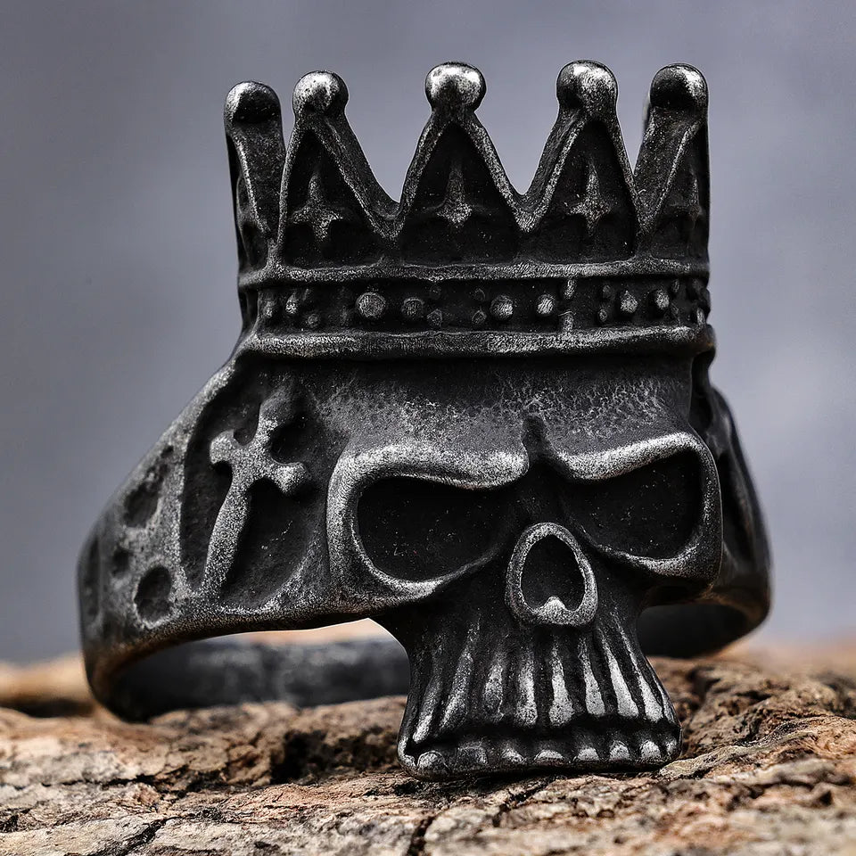 King Skull Ring
