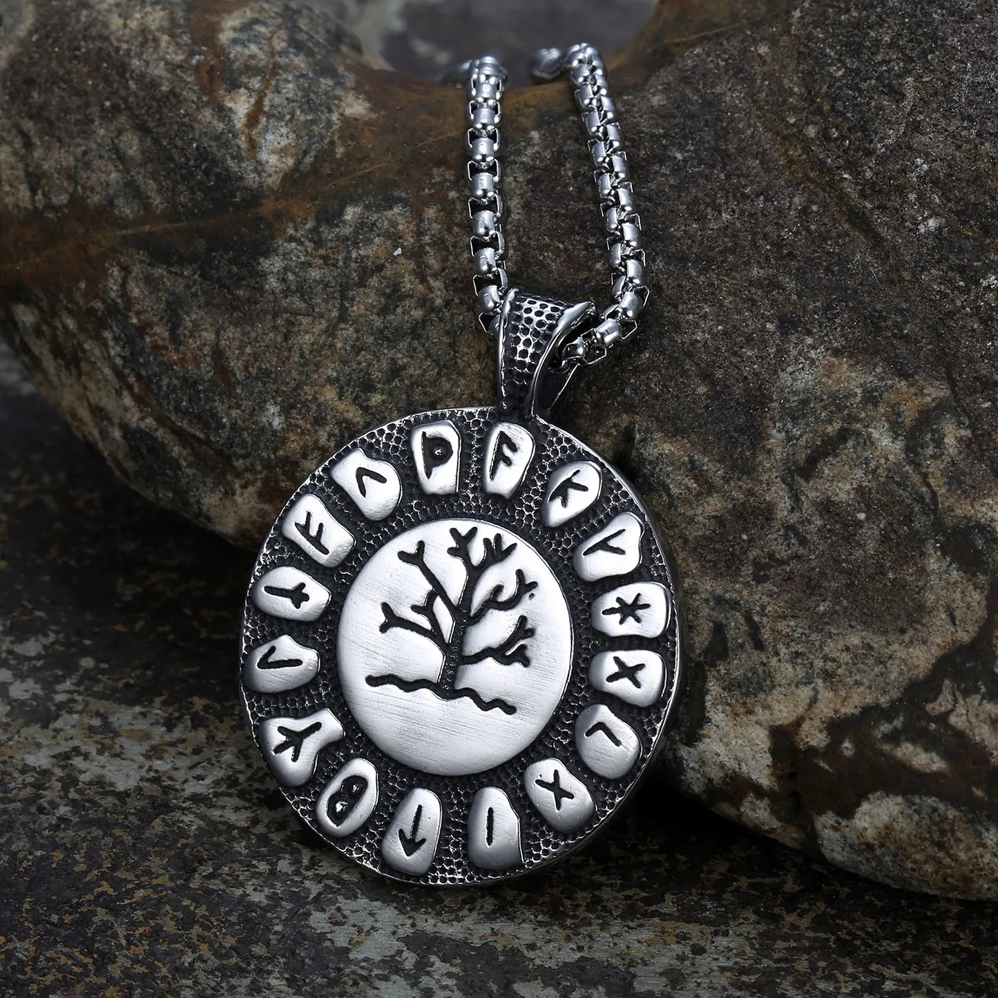 Runic Yggdrasil Pendant