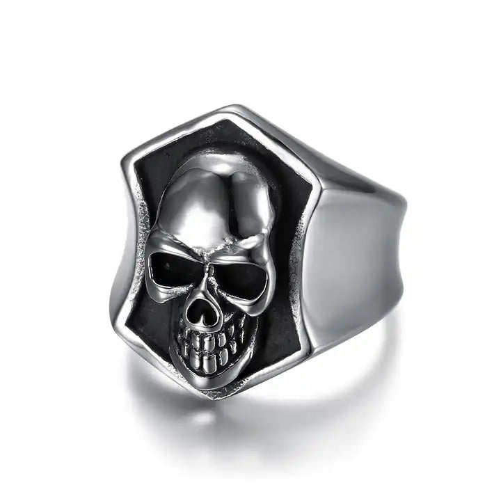 Silver Skull Ring