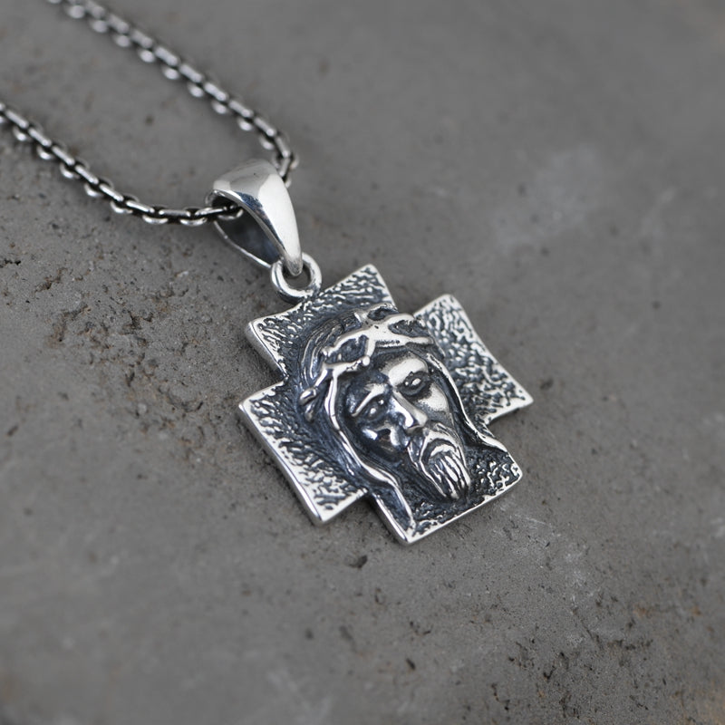 Cross Portrait Necklace