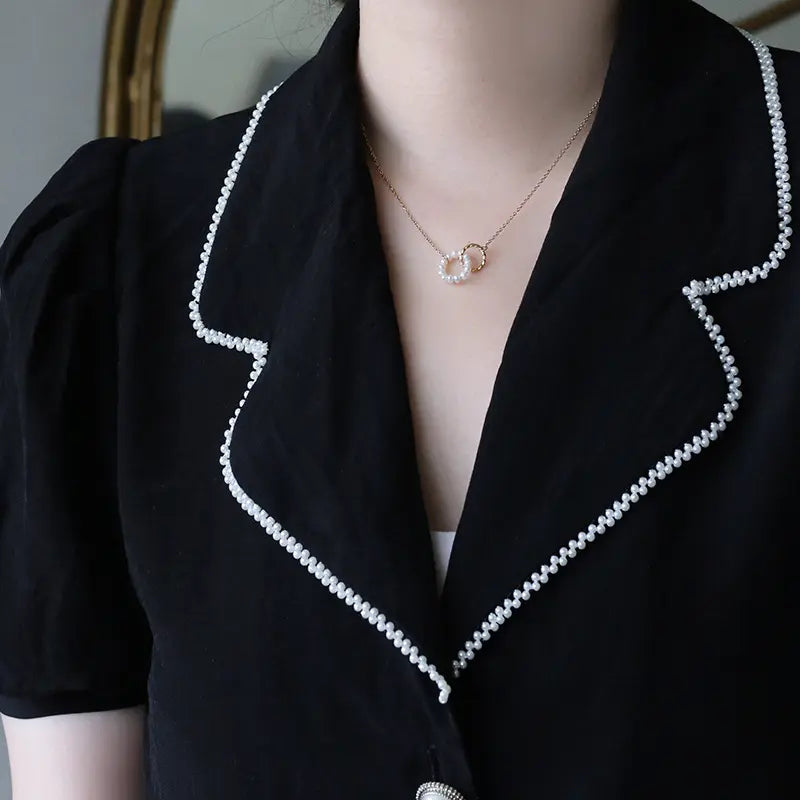 Pearl Circle Necklace