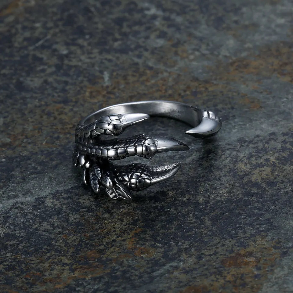 Silver Dragon Ring