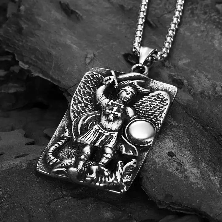 Saint Michael Shield Pendant