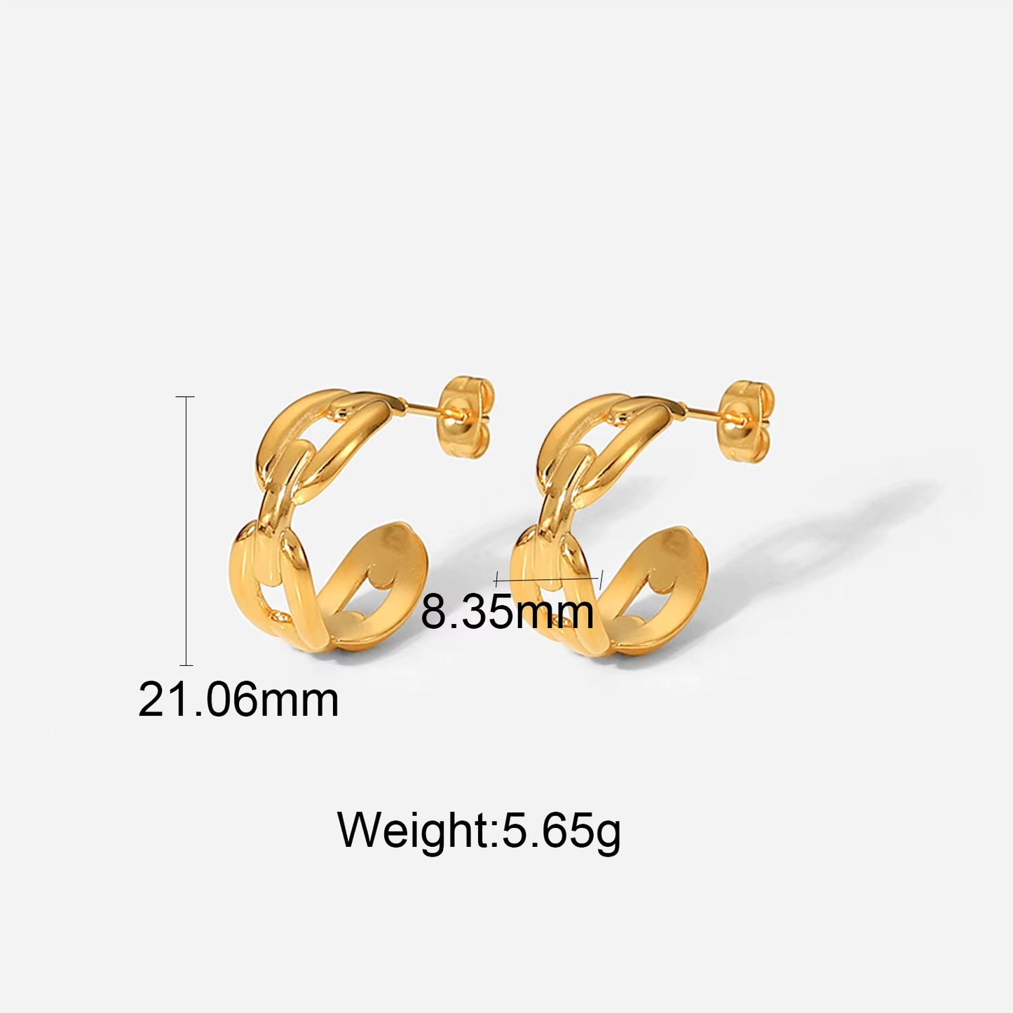 Exaggerated Geometric Earrings