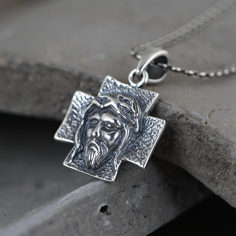 Cross Portrait Necklace