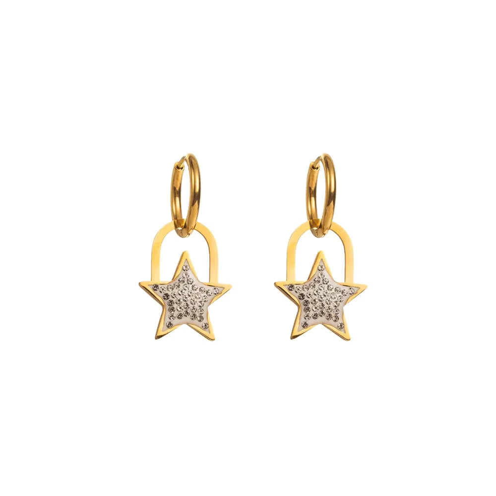 Geometric Pendant Earrings
