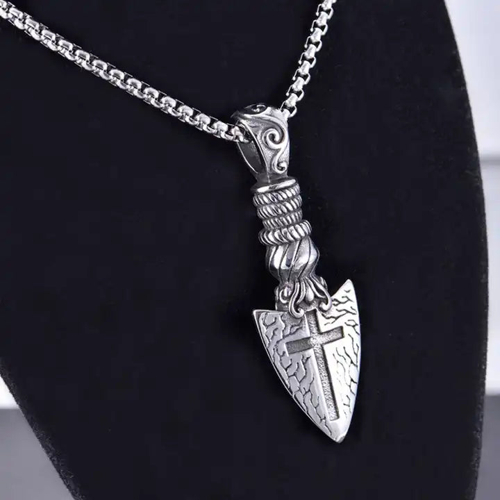 Arrowhead Cross Pendant