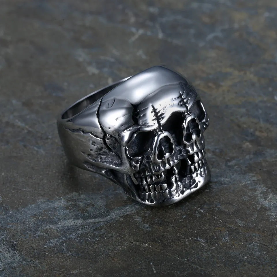 Silver Skull Ring