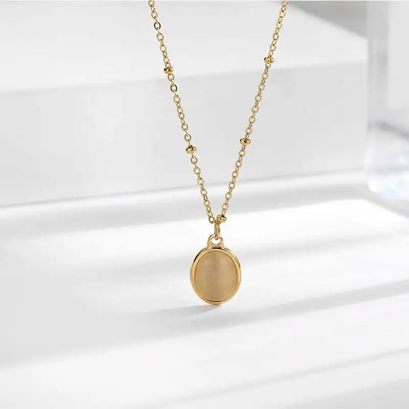 Polished Opal Necklace