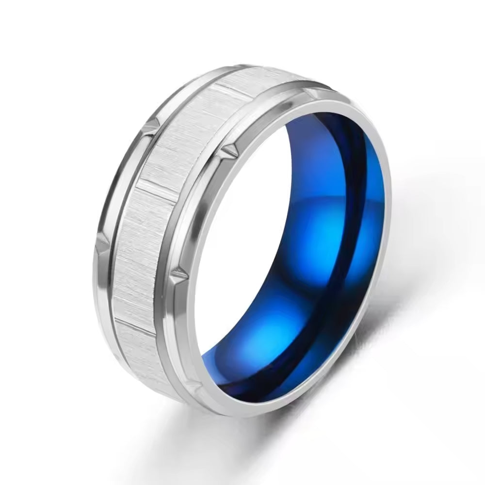 Line Shaped Stainless Steel Finger Ring