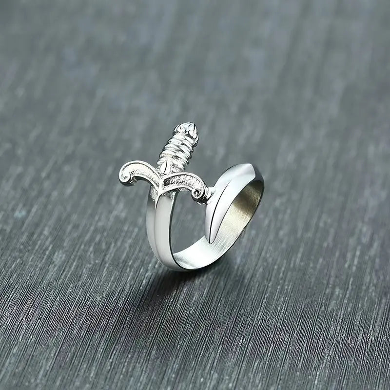 Silver Dagger Ring