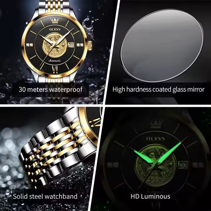 Gold Dragon Watch