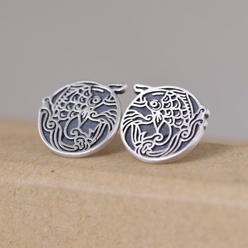 Fish Stud Earrings