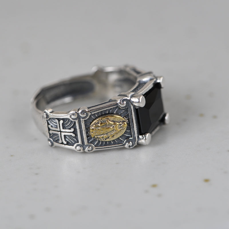 Black Zircon Ring