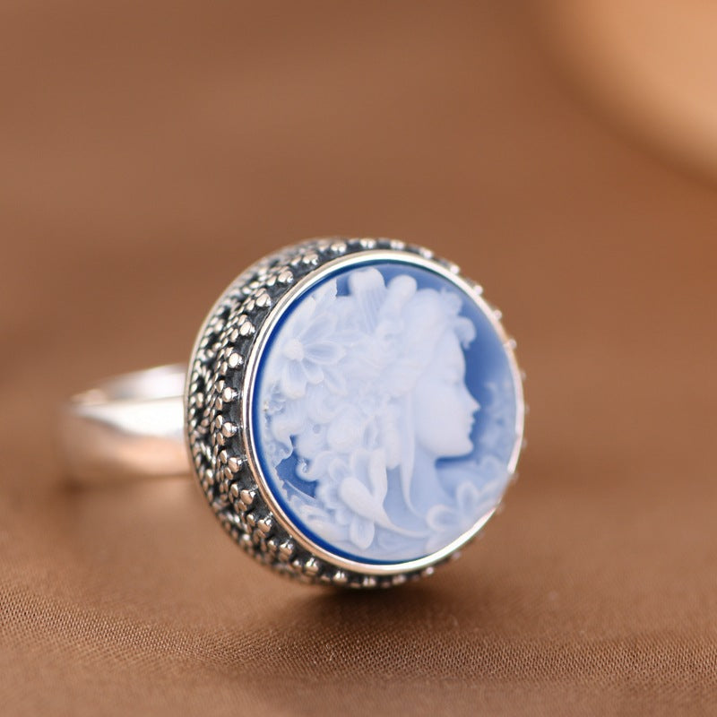 Goddess Head Ring