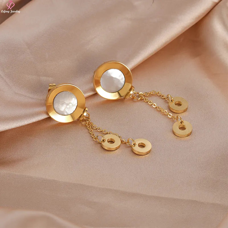 Zircon Charm Earrings