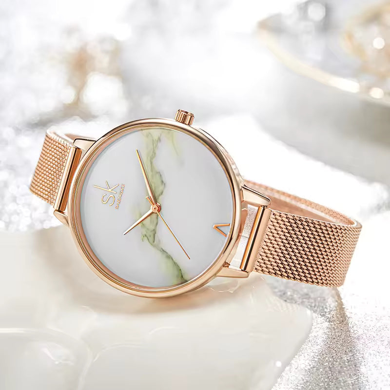 Rose Gold Stainless Steel Watch