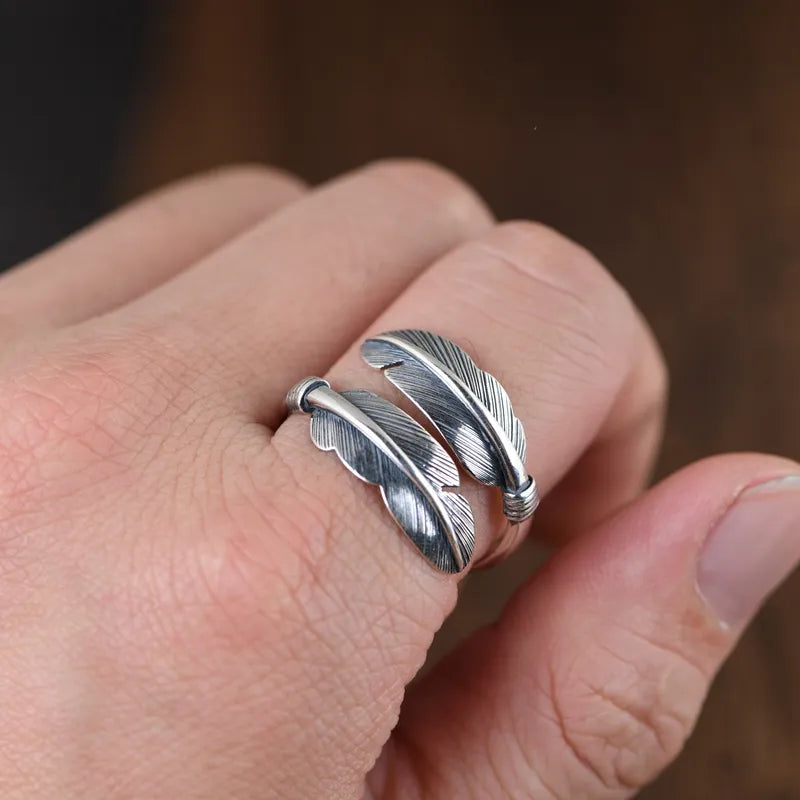 Sterling Feather Band