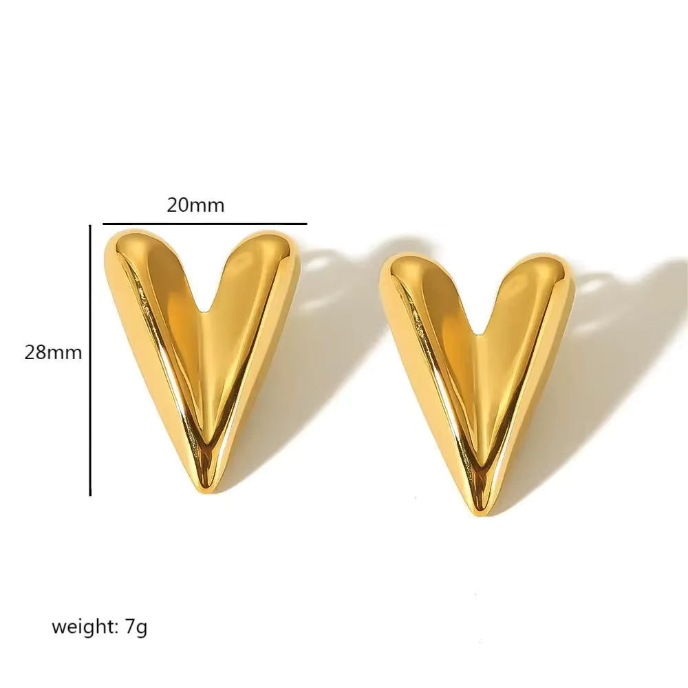Geometric Stud Earrings