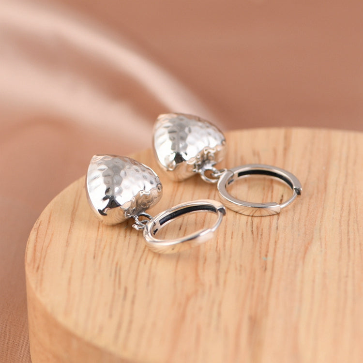 Heart Shaped Drop Earrings