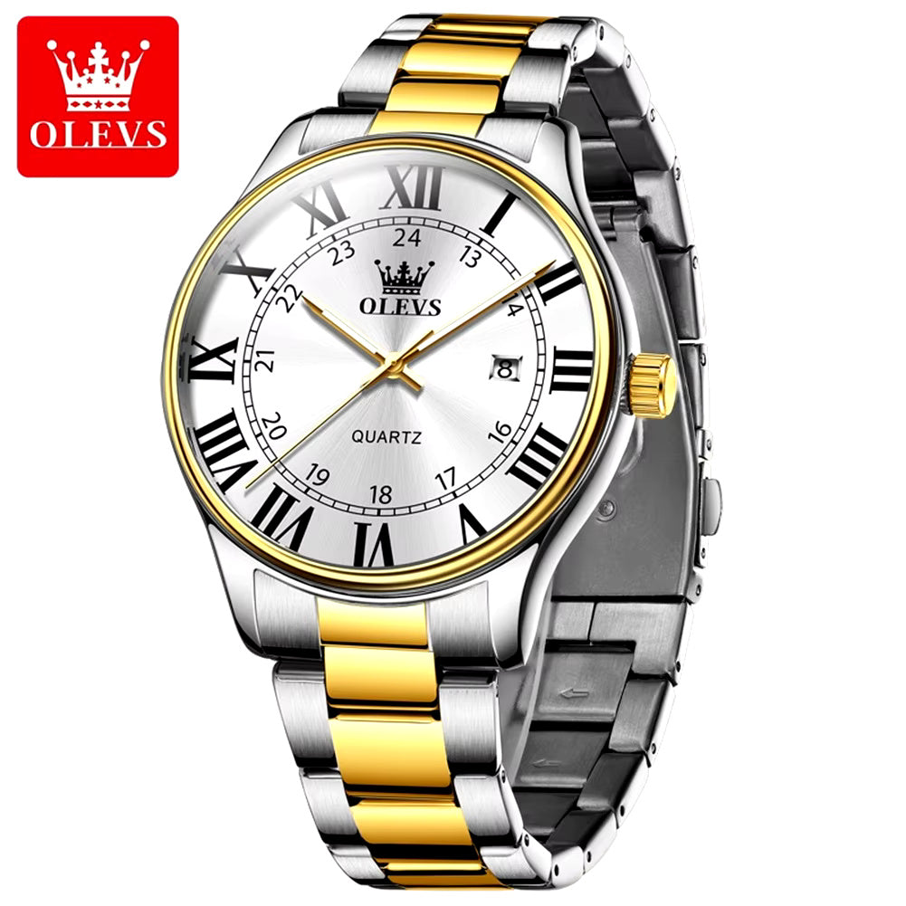 Silver Quartz Watch