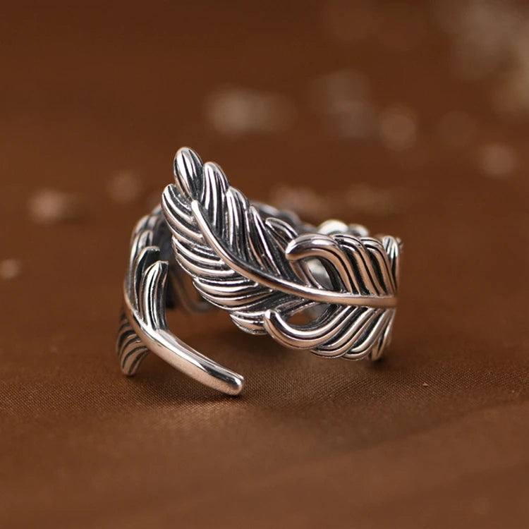 Vintage Feather Ring