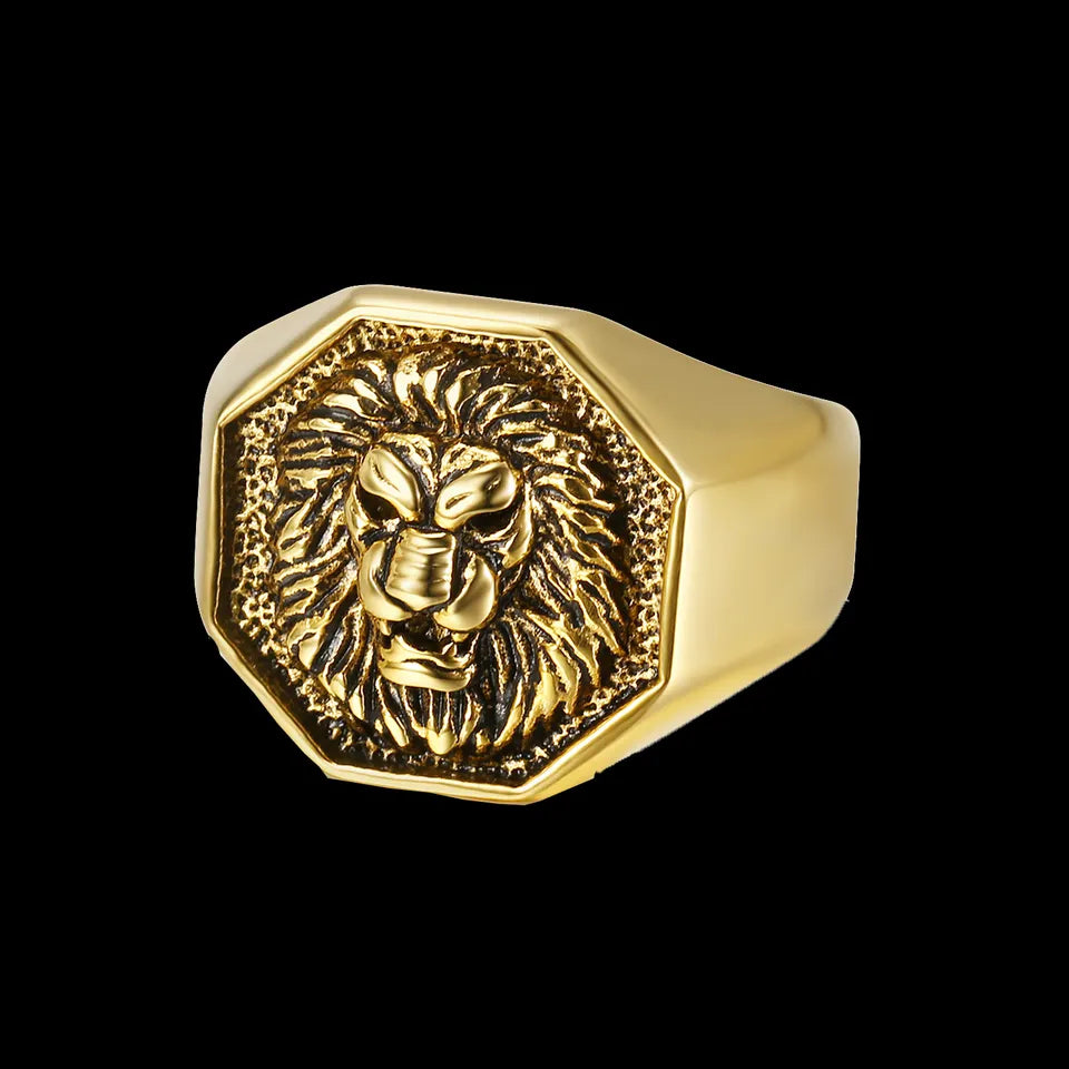 Lion Head Rings