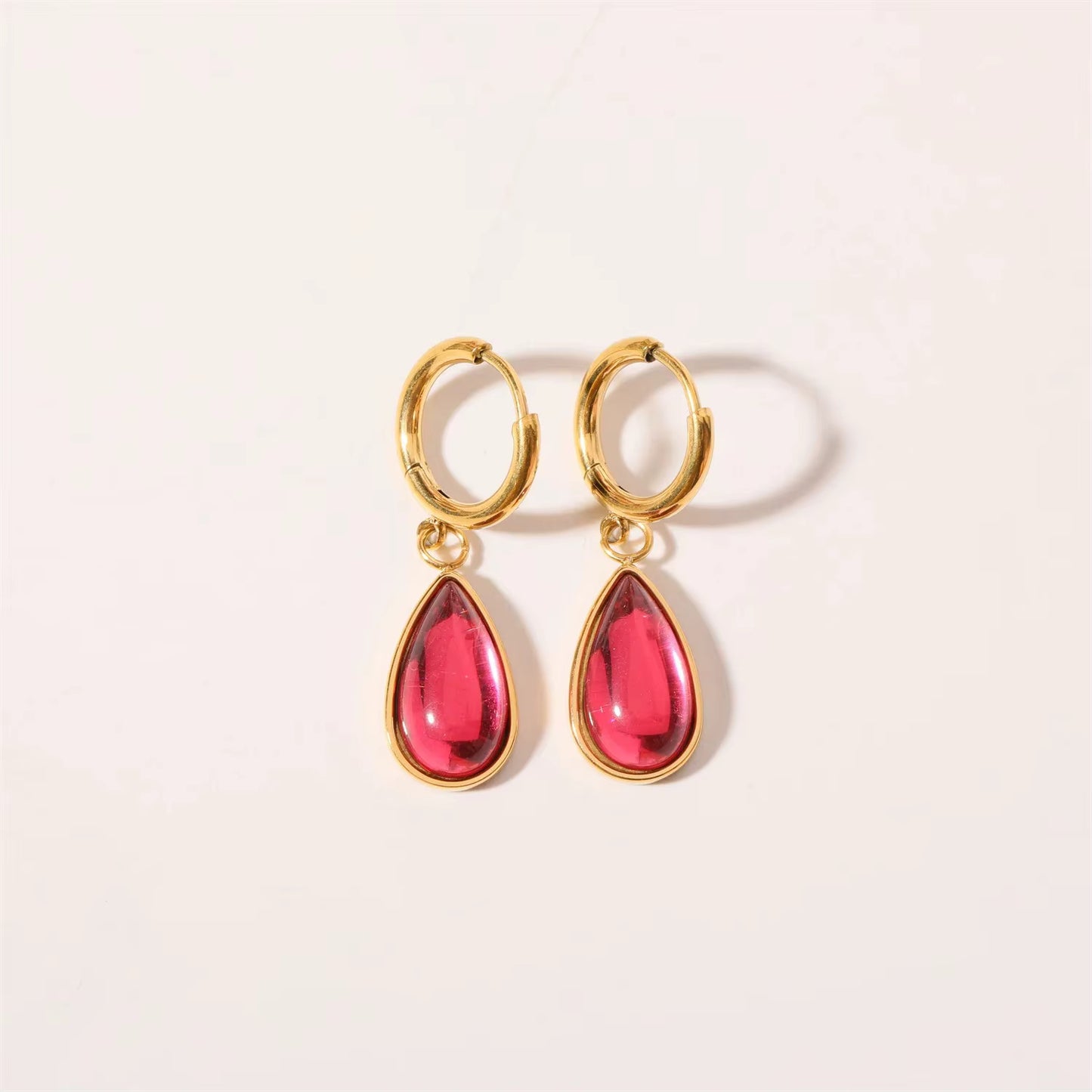 Zircon Drop Earrings