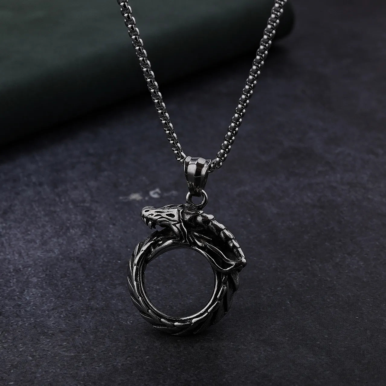 Ouroboros Serpent Pendant