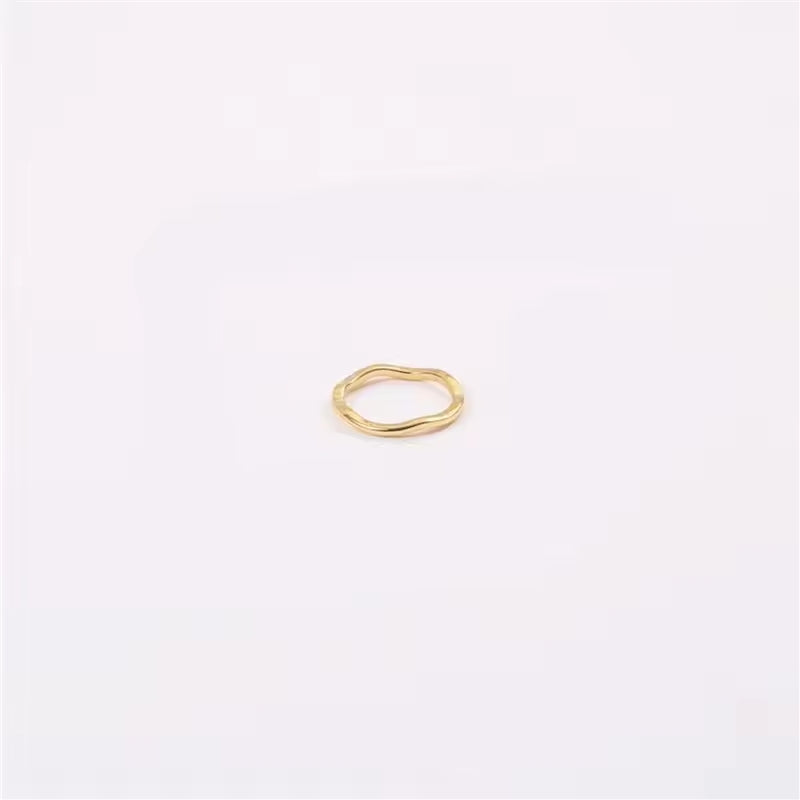 Harmonious Gold Rings