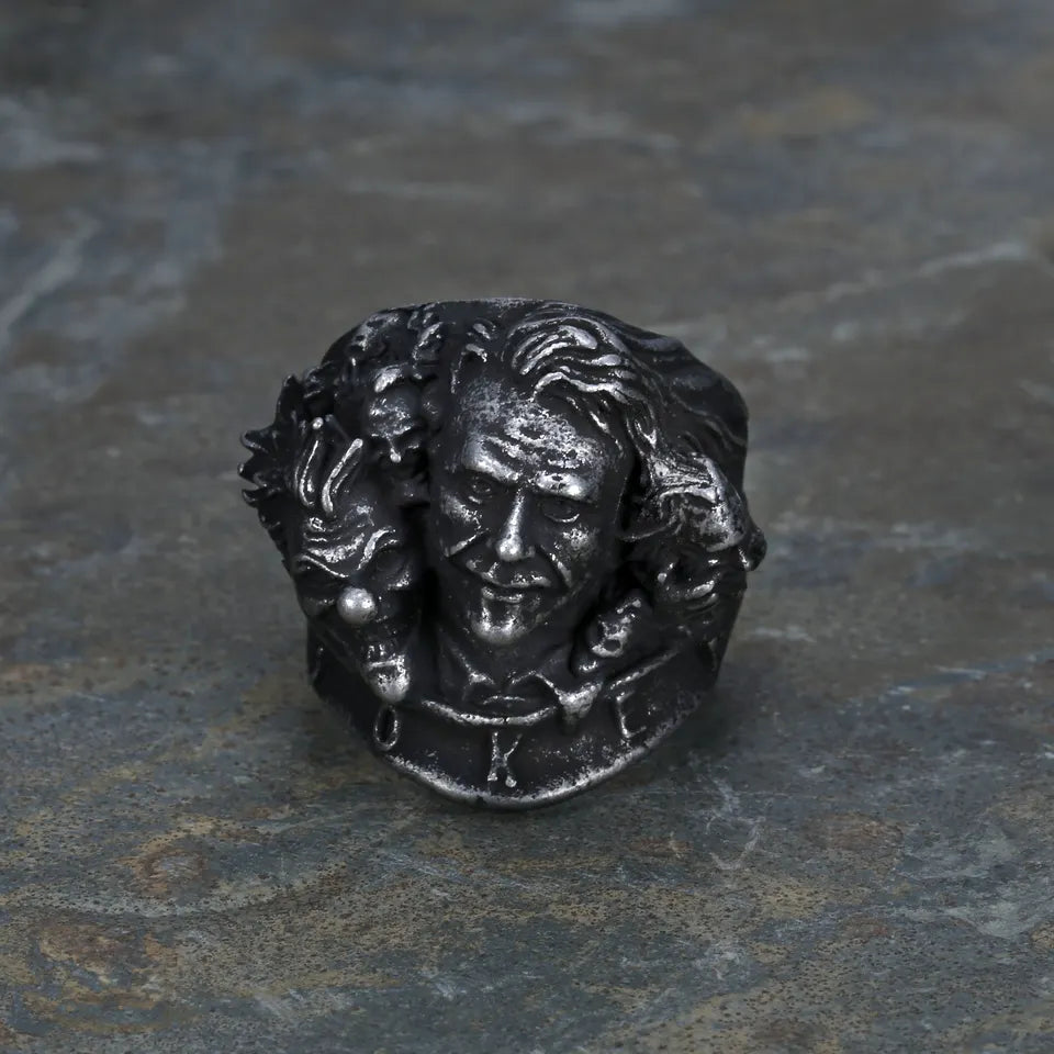 Joker Face Ring