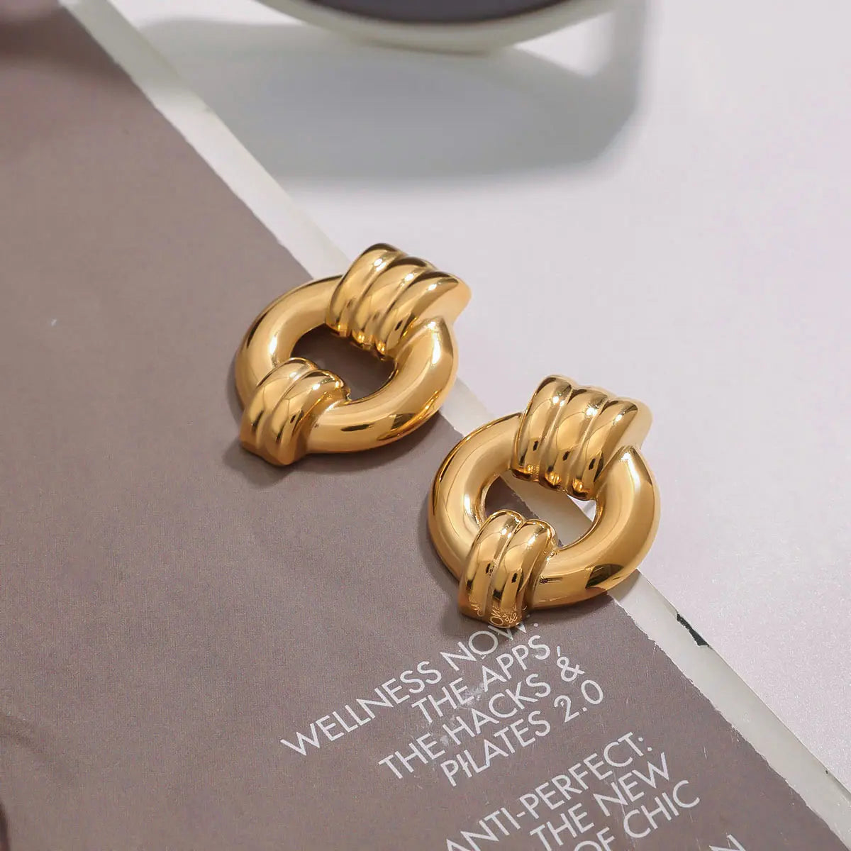 Geometric Stud Earrings