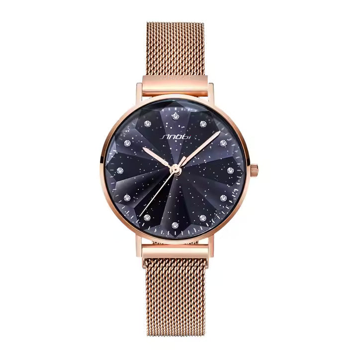 Rose Gold Starry Sky Watch