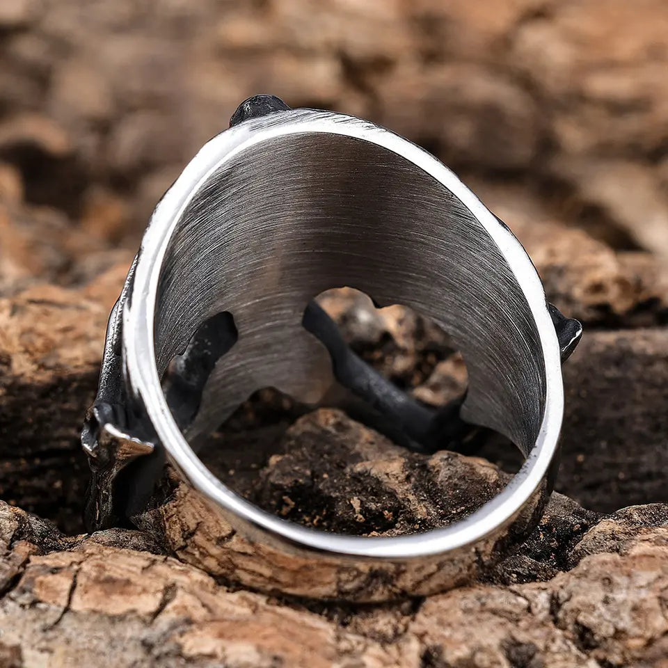 Winged Steel Ring