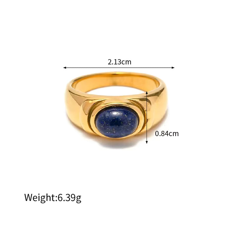 Gold Stone Ring