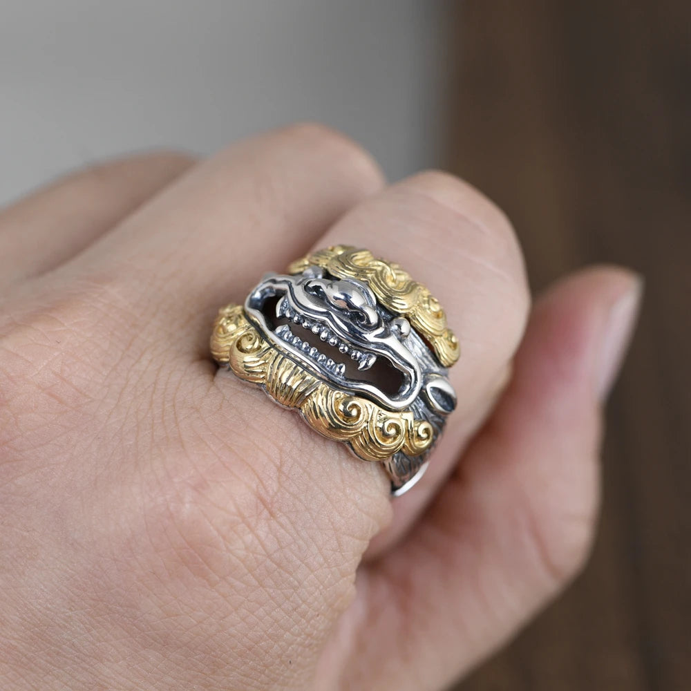 Chinese Lion Ring