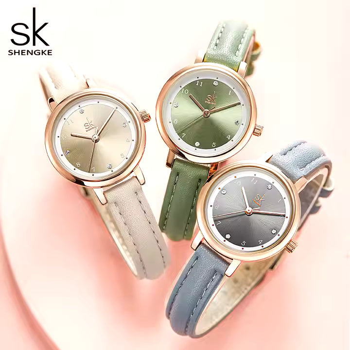 White and Rose Gold Watch