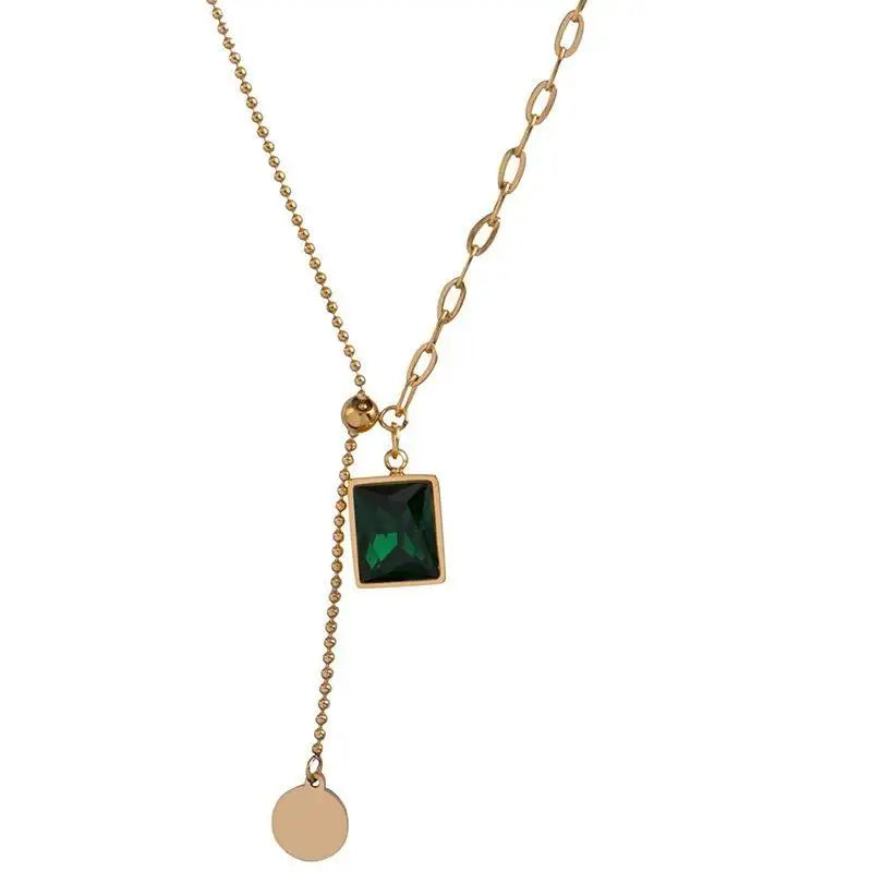 Green Gemstone Necklace