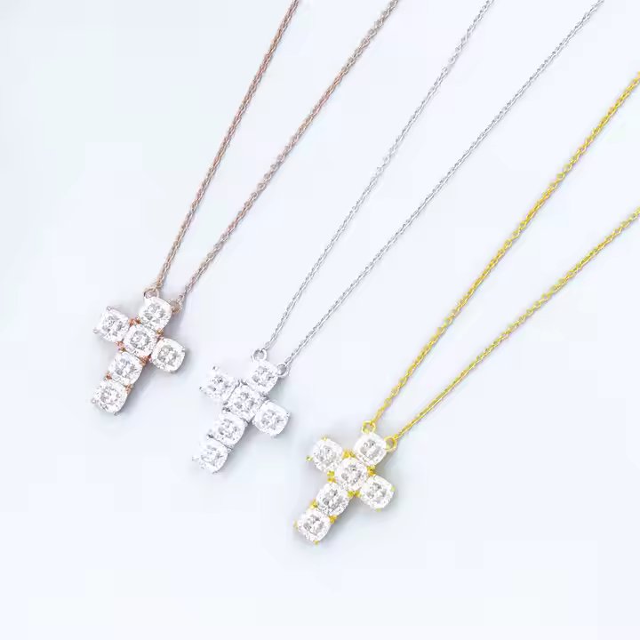 Cushion Cut Necklace