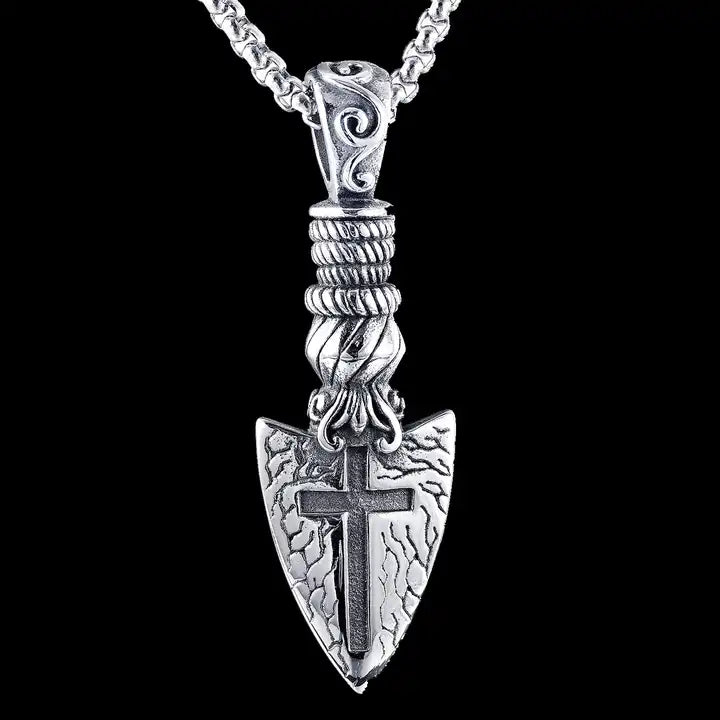 Arrowhead Cross Pendant