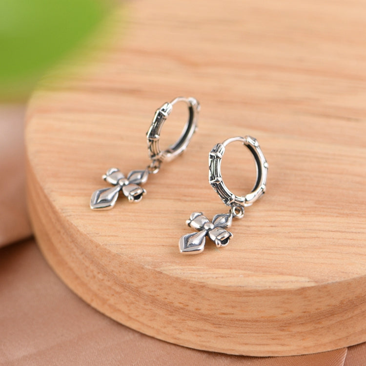Cross Pendant Earrings