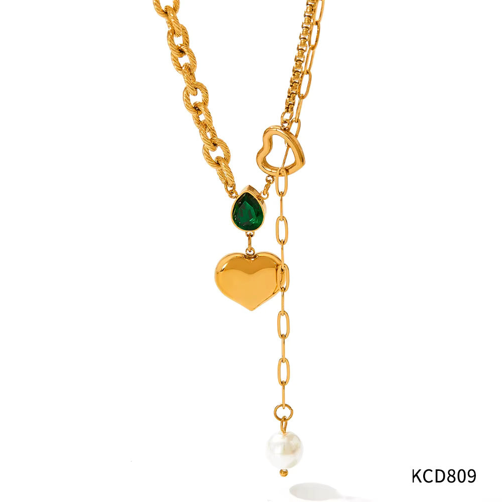 Heartstring Drop Necklace