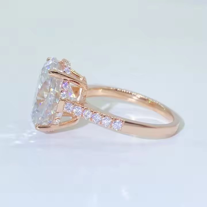 Oval Sparkle Ring