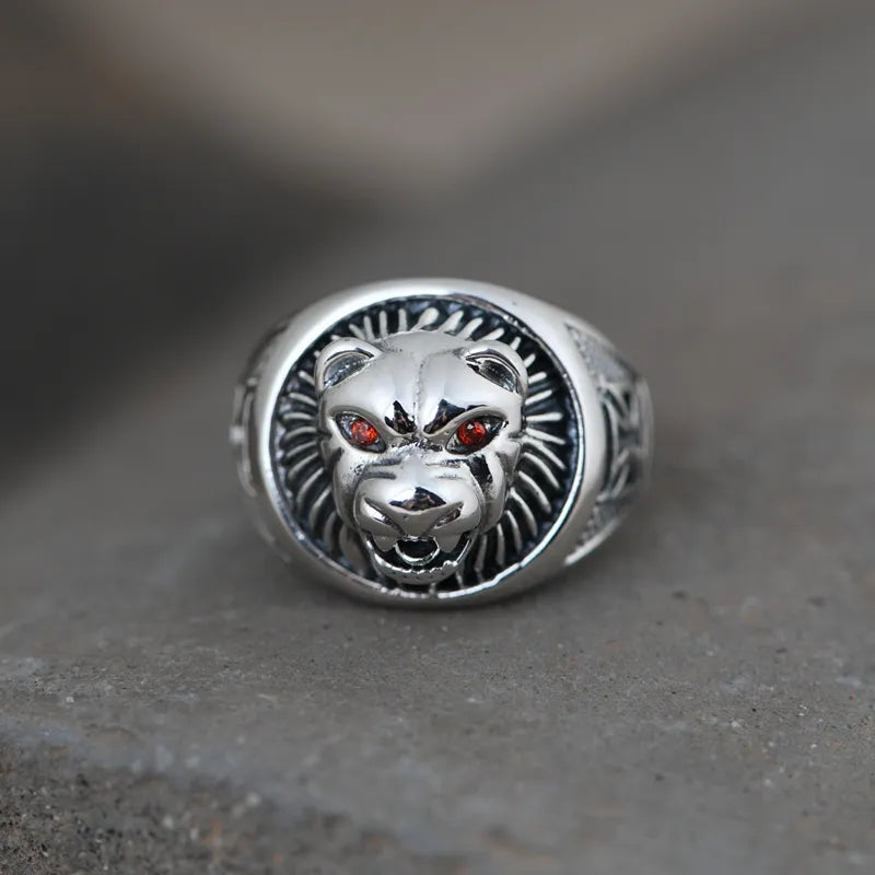Leopard Head Ring