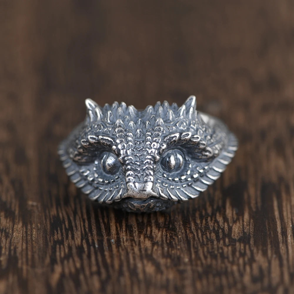 Silver Lizard Ring