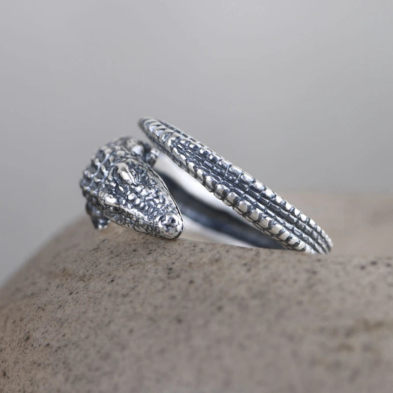 Bold Alligator Ring