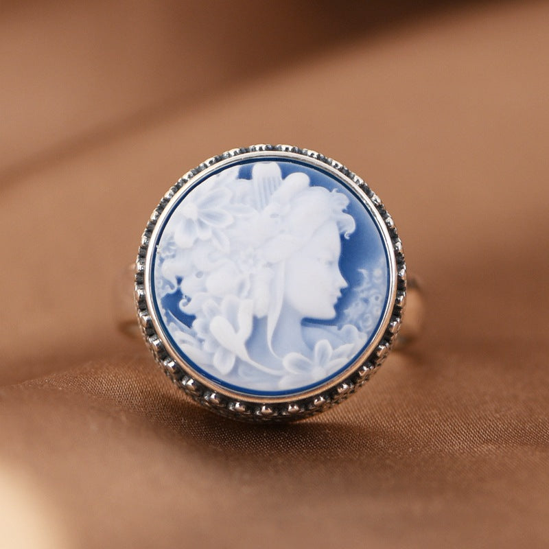 Goddess Head Ring